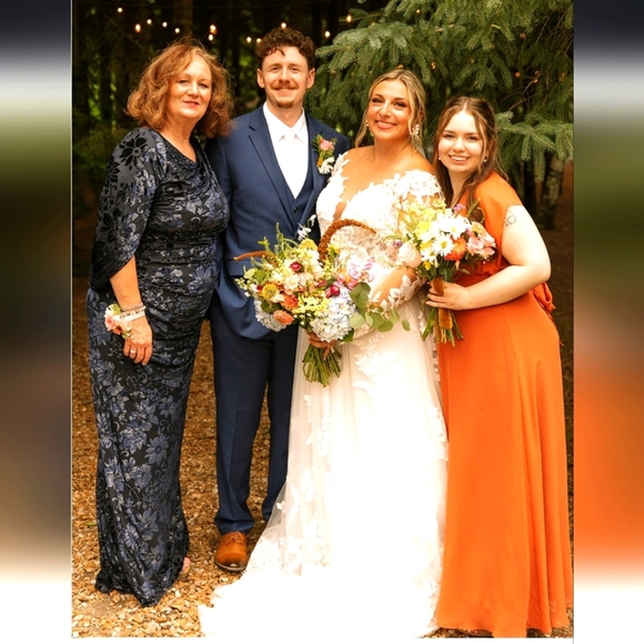 My Wedding Pics With Nana! Thank You For Helping Her Get Here!! Off To ROME!! -H - Picture 1 of 1